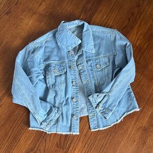Light Wash Denim Jacket - Classic Casual